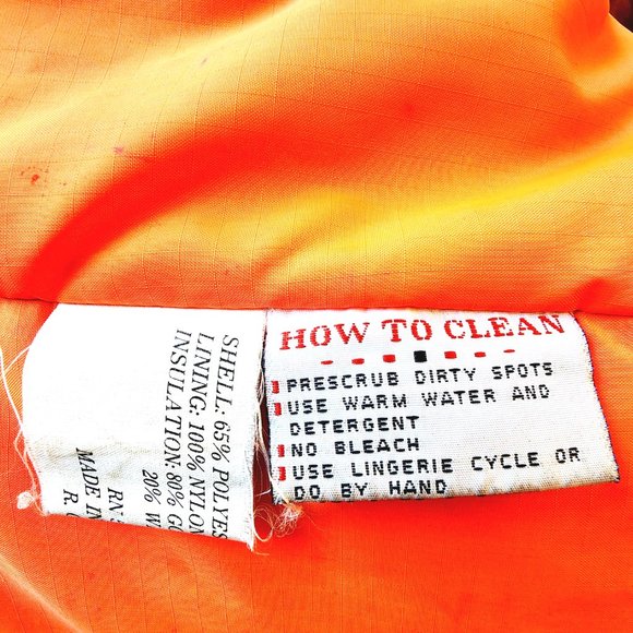 VTG Gander Mountain Convertable Camo Goose Down Puffer Jacket Vest Coat -XL - Picture 15 of 16